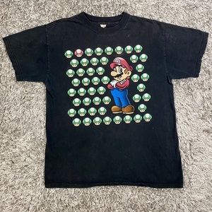 Vintage Super Mario T Shirt Nintendo Tee Graphic